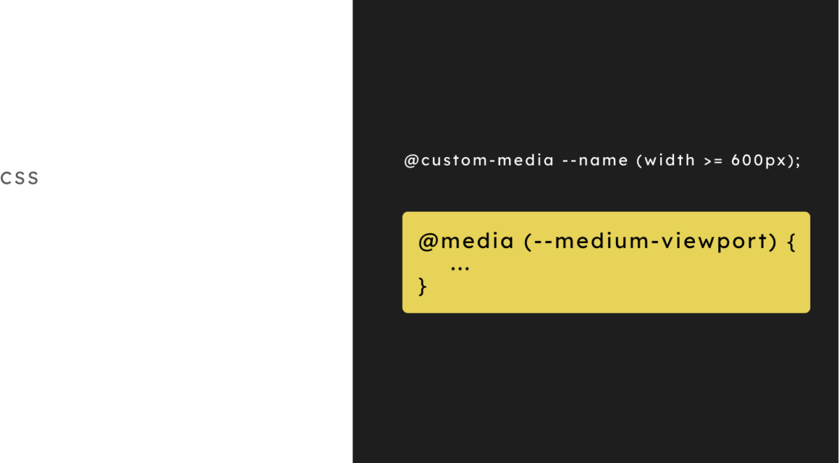 CSS Custom Media Queries